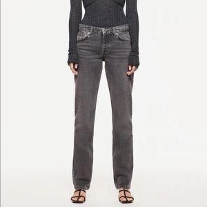 Zara straight jeans